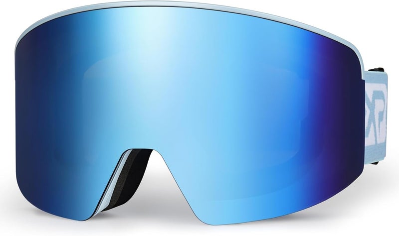EXP VISION Ski/Snowboard Goggles, Magnetic Lens Snow Goggles with Anti-Fog & UV400 Protection for Men & Women - Image 1